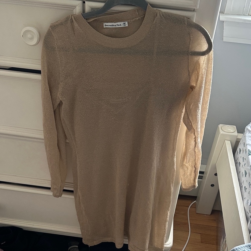 Abercrombie & Fitch Women's Tan Sweater